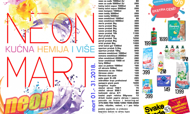 HEMAX 1 – AKCIJSKE CENE MART MALOPRODAJA RUMA